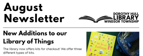 August 2026 Newsletter