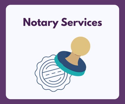 Notary Services notary services with a stamp